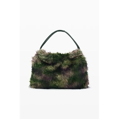 Sac bandoulière femme Desigual Camo Fur Lacroix Vert TU - Publicité Sac bandoulière femme Desigual Camo Fur Lacroix Vert TU - Publicité