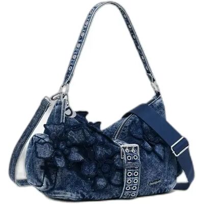 Sac à main en jean femme Desigual Curio Banana Bleu TU - Publicité Sac à main en jean femme Desigual Curio Banana Bleu TU - Publicité