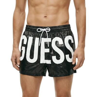 Short Guess Swimtrunk Ultra Logo Noir XL - Publicité Short Guess Swimtrunk Ultra Logo Noir XL - Publicité