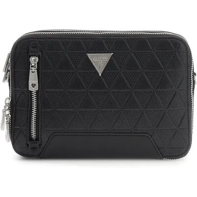 Sac bandoulière caméra double zip Guess Torino Noir TU - Publicité Sac bandoulière caméra double zip Guess Torino Noir TU - Publicité