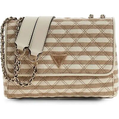 Sac bandoulière femme Guess Giully II Beige TU - Publicité Sac bandoulière femme Guess Giully II Beige TU - Publicité