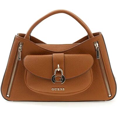 Sac à main femme Guess Jessa Girlfriend Marron TU - Publicité Sac à main femme Guess Jessa Girlfriend Marron TU - Publicité