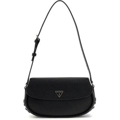Sac bandoulière femme Guess Danya Flap Noir TU - Publicité Sac bandoulière femme Guess Danya Flap Noir TU - Publicité