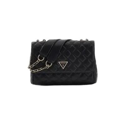 Sac bandoulière 2 comp femme Guess Giully II Noir TU - Publicité Sac bandoulière 2 comp femme Guess Giully II Noir TU - Publicité
