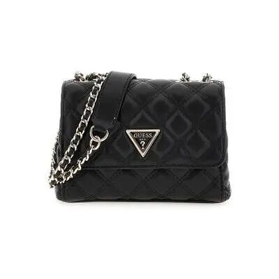 Sac bandoulière 2 compartiments femme Guess Giully II Noir TU - Publicité Sac bandoulière 2 compartiments femme Guess Giully II Noir TU - Publicité