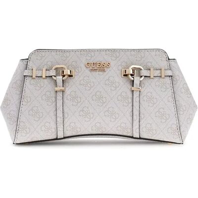 Sac bandoulière avec logo femme Guess Leona Beige TU - Publicité Sac bandoulière avec logo femme Guess Leona Beige TU - Publicité