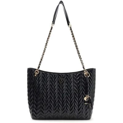 Sac à main 2 comp femme Guess Cheryl Noir TU - Publicité Sac à main 2 comp femme Guess Cheryl Noir TU - Publicité