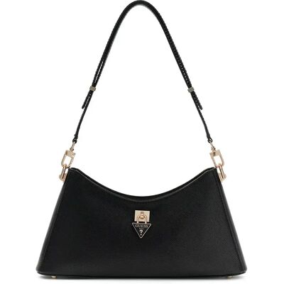 Sac bandoulière femme Guess Patsie Noir TU - Publicité Sac bandoulière femme Guess Patsie Noir TU - Publicité