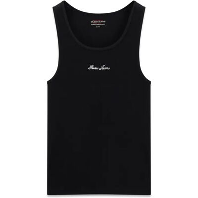 Débardeur Guess Slim Fit Ribbed Noir M - Publicité Débardeur Guess Slim Fit Ribbed Noir M - Publicité