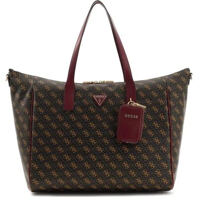 Tote bag femme Guess Latona Carryon Large Marron TU - Publicité Tote bag femme Guess Latona Carryon Large Marron TU - Publicité