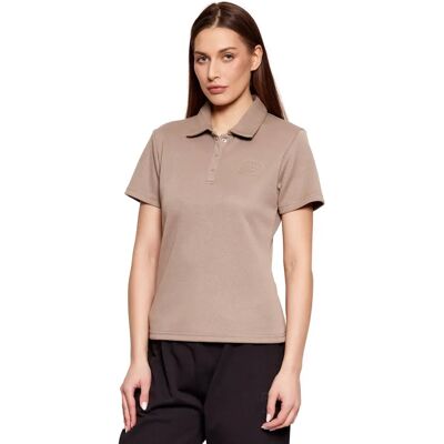 Polo slim femme Guess Beige S - Publicité Polo slim femme Guess Beige S - Publicité