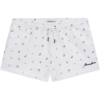 Short femme Guess Printed Blanc XS - Publicité Short femme Guess Printed Blanc XS - Publicité