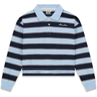 Polo femme Guess OS Crop Bleu M - Publicité Polo femme Guess OS Crop Bleu M - Publicité