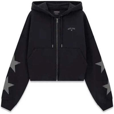 Sweatshirt à capuche crop femme Guess OS Noir M - Publicité Sweatshirt à capuche crop femme Guess OS Noir M - Publicité