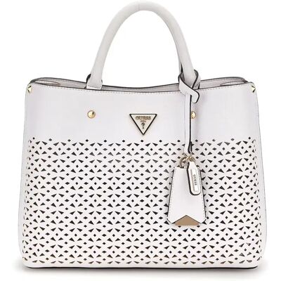 Sac à main femme Guess Meridian Girlfriend Blanc TU - Publicité Sac à main femme Guess Meridian Girlfriend Blanc TU - Publicité