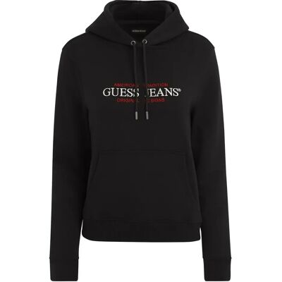 Sweatshirt à capuche femme Guess Os American Noir XS - Publicité Sweatshirt à capuche femme Guess Os American Noir XS - Publicité