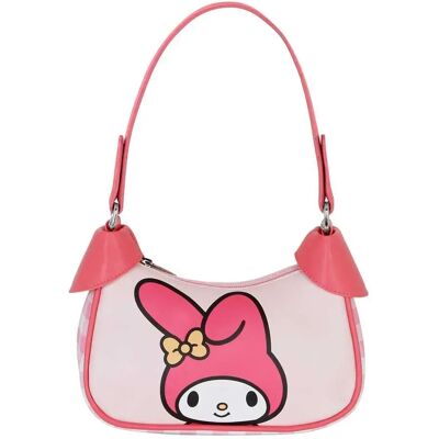 Sac à main fille Karactermania Hello Kitty My Melody Rose 21,5x8x11,5 cm - Publicité Sac à main fille Karactermania Hello Kitty My Melody Rose 21,5x8x11,5 cm - Publicité