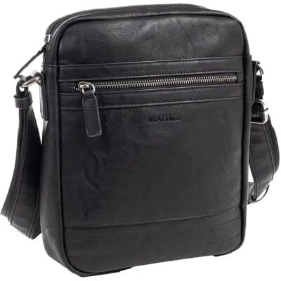 Sac bandoulière Matties Bags Jeunesse Noir 21x26,5x5,5 cm - Publicité Sac bandoulière Matties Bags Jeunesse Noir 21x26,5x5,5 cm - Publicité