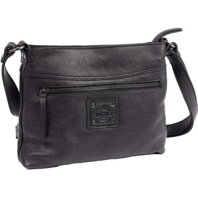 Sac bandoulière Matties Bags Classic Noir 27x23x05 cm - Publicité Sac bandoulière Matties Bags Classic Noir 27x23x05 cm - Publicité