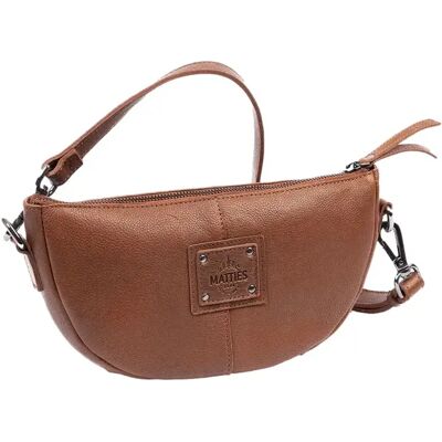 Sac bandoulière femme Matties Bags Compact Marron 24x14x7 cm - Publicité Sac bandoulière femme Matties Bags Compact Marron 24x14x7 cm - Publicité
