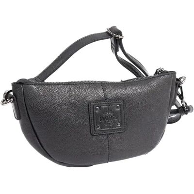 Sac bandoulière femme Matties Bags Compact Noir 24x14x7 cm - Publicité Sac bandoulière femme Matties Bags Compact Noir 24x14x7 cm - Publicité