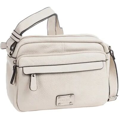 Sac bandoulière Matties Bags Classic Beige 29x22x10 cm - Publicité Sac bandoulière Matties Bags Classic Beige 29x22x10 cm - Publicité