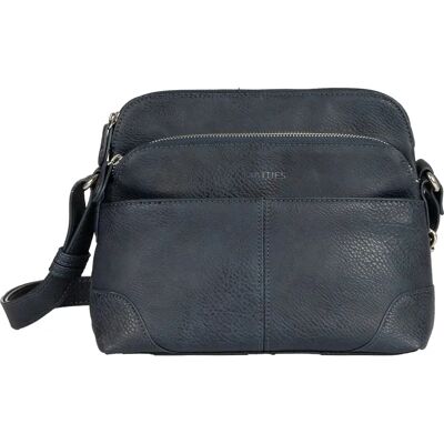 Sac bandoulière femme Matties Bags Classic Bleu 25x21x10 cm - Publicité Sac bandoulière femme Matties Bags Classic Bleu 25x21x10 cm - Publicité