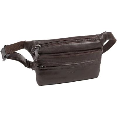 Sacoche banane en cuir Matties Bags Marron 28x15,5 cm - Publicité Sacoche banane en cuir Matties Bags Marron 28x15,5 cm - Publicité