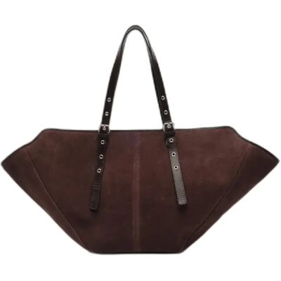 Sac à main femme Nunoo Nora Marron 30x61x6 cm - Publicité Sac à main femme Nunoo Nora Marron 30x61x6 cm - Publicité