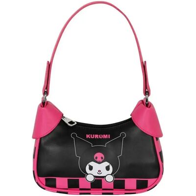 Sac à main femme OcioStock Hello Kitty Kuromi Noir 21,5x8x11,5 cm - Publicité Sac à main femme OcioStock Hello Kitty Kuromi Noir 21,5x8x11,5 cm - Publicité