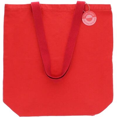 Sac cabas en coton Rex London Rouge 44x14x79 cm - Publicité Sac cabas en coton Rex London Rouge 44x14x79 cm - Publicité