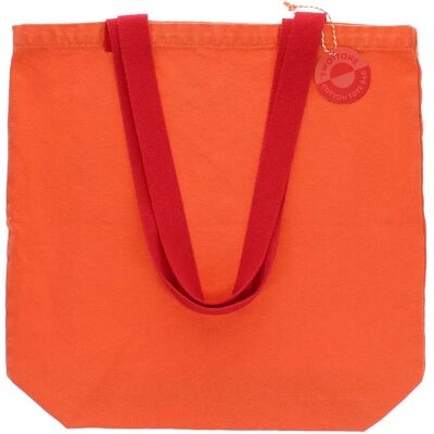 Sac cabas en coton Rex London Orange 44x14x79 cm - Publicité Sac cabas en coton Rex London Orange 44x14x79 cm - Publicité