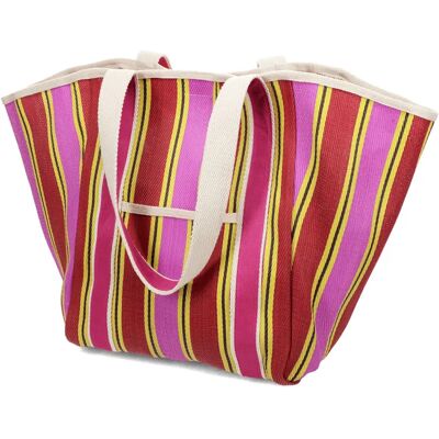 Sac à main recyclé avec poignée en toile Rex London Rose TU - Publicité Sac à main recyclé avec poignée en toile Rex London Rose TU - Publicité
