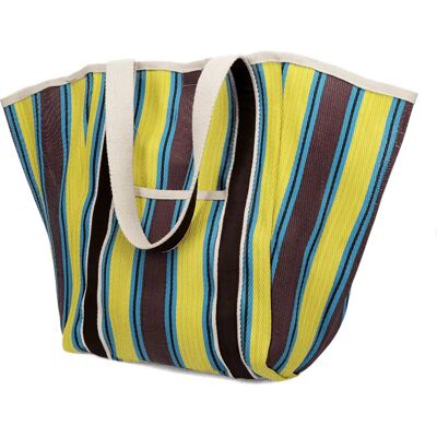 Sac à main recyclé avec poignée en toile Rex London Jaune TU - Publicité Sac à main recyclé avec poignée en toile Rex London Jaune TU - Publicité