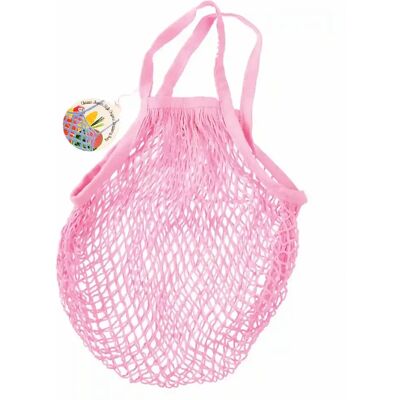 Sac filet à provision en coton biologique Rex London Rose 55x33x0,2 cm - Publicité Sac filet à provision en coton biologique Rex London Rose 55x33x0,2 cm - Publicité