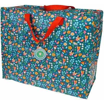 Sac de rangement Rex London Jumbo Fairies In The Garden Bleu 58x28x48 cm - Publicité Sac de rangement Rex London Jumbo Fairies In The Garden Bleu 58x28x48 cm - Publicité