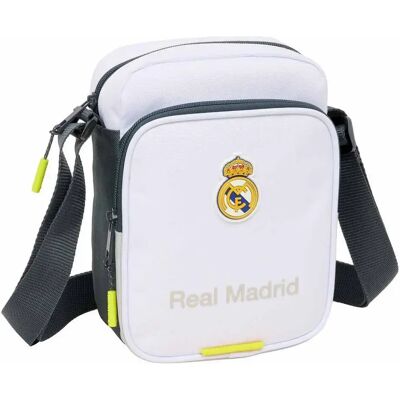 Safta Sac bandoulière Real Madrid 2025/26 Blanc 16x6x22 cm - Publicité Safta Sac bandoulière Real Madrid 2025/26 Blanc 16x6x22 cm - Publicité