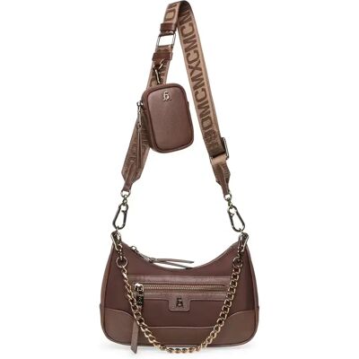Sac bandoulière femme Steve Madden Bgreed Marron TU - Publicité Sac bandoulière femme Steve Madden Bgreed Marron TU - Publicité