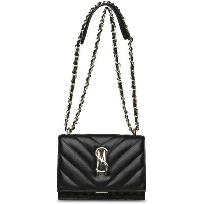 Sac bandoulière femme Steve Madden Bamara Noir TU - Publicité Sac bandoulière femme Steve Madden Bamara Noir TU - Publicité