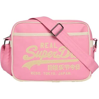 Sac bandoulière femme Superdry Alumni Rose TU - Publicité Sac bandoulière femme Superdry Alumni Rose TU - Publicité