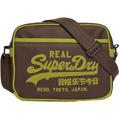 Sac bandoulière femme Superdry Alumni Marron TU - Publicité Sac bandoulière femme Superdry Alumni Marron TU - Publicité