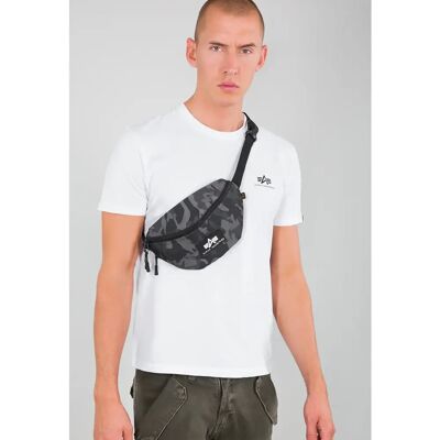 Sac Alpha Industries Rubber Print Waist Noir TU - Publicité Sac Alpha Industries Rubber Print Waist Noir TU - Publicité