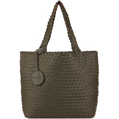 Tote bag tressé femme Ilse Jacobsen Hornbæk Vert TU - Publicité Tote bag tressé femme Ilse Jacobsen Hornbæk Vert TU - Publicité