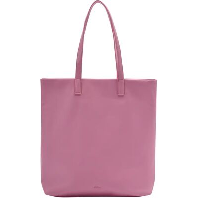 Sac bandoulière tote en similicuir avec logo embossé et anses courtes femme s.Oliver Rose TU - Publicité Sac bandoulière tote en similicuir avec logo embossé et anses courtes femme s.Oliver Rose TU - Publicité