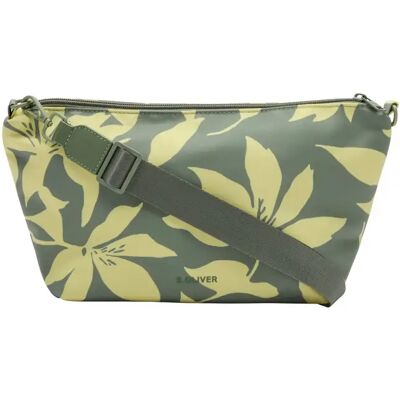 Sac bandoulière en nylon à motif floral avec bandoulière amovible femme s.Oliver Vert TU - Publicité Sac bandoulière en nylon à motif floral avec bandoulière amovible femme s.Oliver Vert TU - Publicité