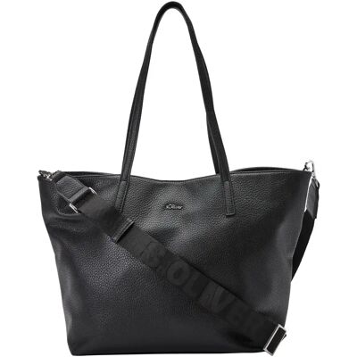 Sac bandoulière simili cuir avec bandoulière amovible femme s.Oliver Noir TU - Publicité Sac bandoulière simili cuir avec bandoulière amovible femme s.Oliver Noir TU - Publicité