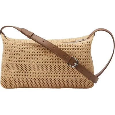 Sac bandoulière épaule en maille ajourée avec bandoulière réglable femme s.Oliver Beige TU - Publicité Sac bandoulière épaule en maille ajourée avec bandoulière réglable femme s.Oliver Beige TU - Publicité