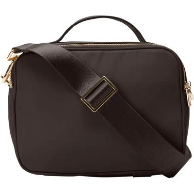 Sac bandoulière avec fermeture éclair et bandoulière réglable femme s.Oliver Marron TU - Publicité Sac bandoulière avec fermeture éclair et bandoulière réglable femme s.Oliver Marron TU - Publicité