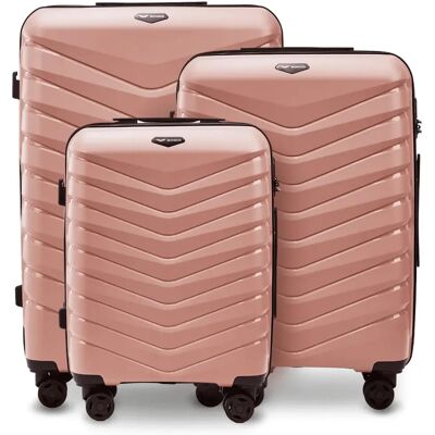 Valise Wings Phoenix 2.0 (x3) Rose TU - Publicité Valise Wings Phoenix 2.0 (x3) Rose TU - Publicité