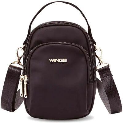 Sac bandoulière petit Wings Rosella Noir TU - Publicité Sac bandoulière petit Wings Rosella Noir TU - Publicité
